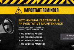 Website 2023 Annual Building Shutdown Poster